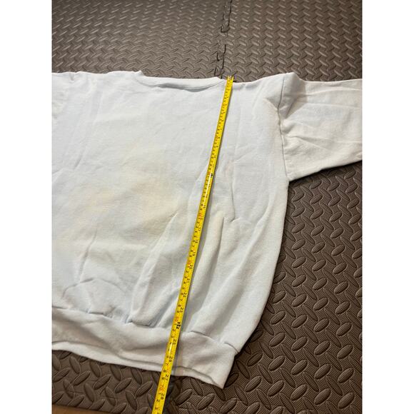 Vintage UNC North Carolina Tarheels Basketball Crewneck Tultex Size Mens XL - Picture 10 of 10